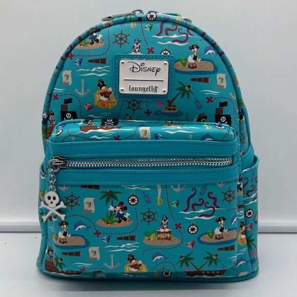 Disney X Loungefly Pirate Mickey and Friends Mini Backpack NWT Exclusive - Picture 1 of 12